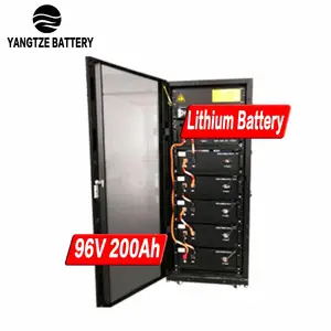 Yangtze 15 + Anni La Durata Della Vita batterie agli ioni di litio 96V 100ah 200ah LiFePO4 Battery Pack con 200A BMS