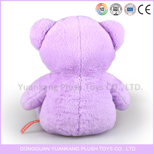 Nuovi prodotti giocattoli di peluche promozionali grande <span class=keywords><strong>orsacchiotto</strong></span> di peluche <span class=keywords><strong>viola</strong></span> con fiocco - Product Image 5