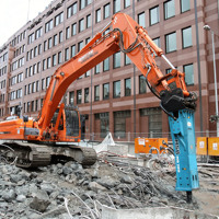 MSB600 Hydraulikhammer für 22-28 Tonnen SK260 SK270 SK230 Bagger Anbaugeräte Ersatzteile