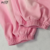 Pantalon de survêtement imprimé surdimensionné personnalisé pour hommes, survêtement, pantalon de survêtement épais délavé par le soleil, survêtement et sweat à capuche, ensemble 2 pièces pour hommes unisexe