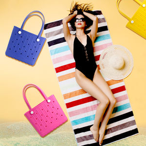 Pique-nique en plein air chaud léger et facile à nettoyer sac fourre-tout eva unisexe grand sac de plage fourre-tout eva imperméable - Product Image 4