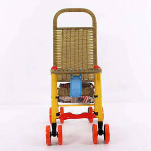 <span class=keywords><strong>Poussette</strong></span> pour bébé en bambou et rotin tissé, nouvelle conception, 4 saisons, facile à transporter et pliable, <span class=keywords><strong>poussette</strong></span> en bambou pour enfants - Product Image 3