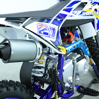 Vélo de cross 110cc 125cc 140cc Dirt Pit Bike Moto de course sur route