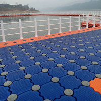 Cube Modulaire en Plastique PEHD 500*500*400 mm, Ponton Flottant, Plateforme de Loisirs Gonflable, Quai pour Jet Ski