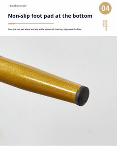 High-end Banquet and Hotel Restaurant <strong>Chairs</strong> Wedding <strong>Chairs</strong> Golden and White <strong>Bamboo</strong> Joint <strong>Chairs</strong> for Hotel - Product Image 5