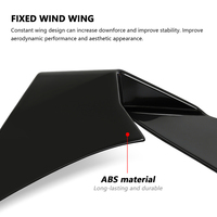 Spoiler avant pour moto Yamaha YZF-R15 R15 V4 R15M, ailerons latéraux aérodynamiques, déflecteur de carénage, panneau latéral avant