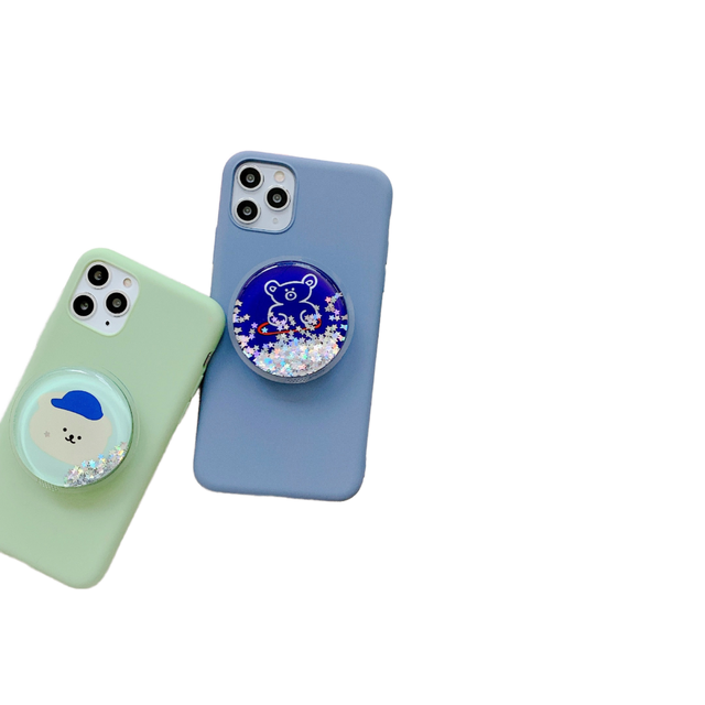 Wholesale Acrylic Mobile Phone Holder Cute Design Phone Socket Phone Grip with Custom Logo