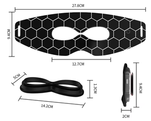 Masque oculaire portable en silicone, appareil de beauté pour usage domestique, soin des yeux, réduction des cernes et des rides, rajeunissement, réutilisable - Product Image 5