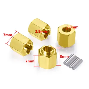 1/18 TRX4M OEM ODM Brass Steering Linkage Axle Counterweight Diff Cover Wheel Adapter Steering Knuckle Upgrade Parts