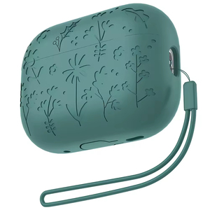 เคสแบบมินิมอลลิสต์พื้นผิว 3 มิติสำหรับหูฟัง BT ฝาครอบป้องกันแบบเต็มรูปแบบกันลื่น ใช้งานร่วมกับรุ่นโปร/โปร 2 - Product Image 6