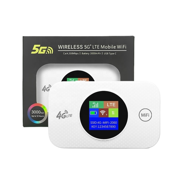Hotspot Goods Mifis 4G LTE Wireless Router with SIM Card Micro USB 3000mAh 300Mbps Portable Pocket Size USB WiFi