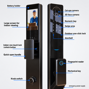 Tuya WiFiスマート電子家具ロック 指紋認証 パスワード カードキーレスアクセス デジタルキャビネットロック OEM ODM - Product Image 4