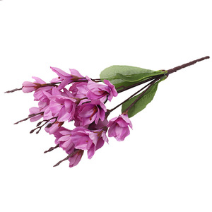 Fleurs artificielles de magnolia Lichao en tissu de soie, bouquets pour mariage, décoration intérieure, accessoires de photographie, utilisation en extérieur - Product Image 5