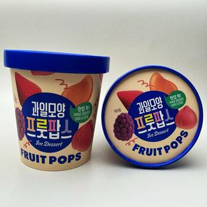 Mix Pops 180G chất lượng tốt nhất món tráng miệng đông lạnh mini Pops trái cây kem 4 trái cây có hương vị Mâm Xôi xoài đào dâu tây - Product Image 6