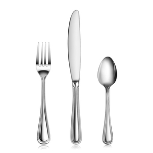 Ensemble de <span class=keywords><strong>couverts</strong></span> en acier inoxydable argenté de qualité supérieure 18/10 - <span class=keywords><strong>48</strong></span> pièces en gros pour hôtels et services de restauration - Product Image 1