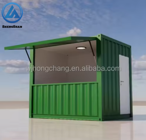 Casas Móviles Transpirables con Certificación CE, Contenedores Habitacionales Portátiles, Quioscos Comerciales de Comida Rápida, Unidades de Acero de 20 pies, Modernas - Product Image 6