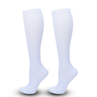 Usine classique athlétique couleur unie sport Fitness genou haut équitation équestre Compression chaussettes bas