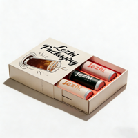Boîte d'emballage en carton pour canettes de boissons énergisantes, bière, café et sodas, fabriquée en Chine, à prix compétitif