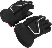 Guantes de Hockey Genéricos, con Acolchado de Nailon Extra, Pulgar Curvo, Refuerzos de Malla para Mejor Circulación de Aire, para Jugadores de Hockey sobre Hielo, Patinaje y Calle