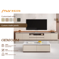 Meuble TV mobile en bois massif de style français pour salon, chambre, salle à manger, hôtel et appartement
