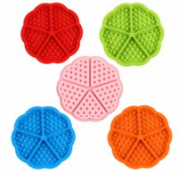 Sikang Moule à pâtisserie à 4 cavités Plateau à pizza à huit trous Moule à pâtisserie en silicone pour la cuisson des gâteaux Commande minimum 3 pièces