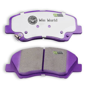 Win World OEM D1593D1667 581010UA00 581011WA00 Pastillas de freno de rueda delantera Pastillas de freno de cerámica para Hyundai ACCENT TUCSON KIA K2 - Product Image 1