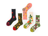 Chaussettes tube unisexes amusantes pour hommes et femmes, design personnalisé avec logo OEM, style streetwear tendance 2026