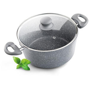 Ensemble d'ustensiles de cuisine en néoprène, revêtement en granit d'aluminium, lot de casseroles à poêle à frire, pour la cuisine - Product Image 4
