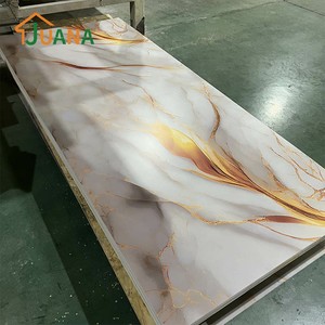 Panel de Pared de <span class=keywords><strong>PVC</strong></span> de Mármol de 3 mm 100 % Ecológico, Material Impermeable con Protección UV para Decoración de Interiores - Product Image 4