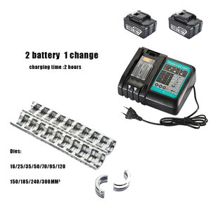 Outil de sertissage hydraulique électrique industriel EP-300, construction en acier allié pour sertissage hexagonal, gamme Cu 300 mm/Al 240 mm - Product Image 6