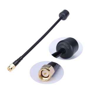 LHCP 5.8G Lollipop Antenna High Gain 2.8dBi SMA UFL MMCX 150mm for <b>RC</b> FPV Racing <b>Drone</b> Transmitter Part - Product Image 2