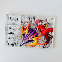 Supporte les feuilles acryliques à motifs personnalisés, les plaques de caractères, les décorations de bureau et les articles de merchandising liés à l'anime en briques de cristal.