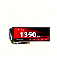 بطارية طائرة بدون طيار TL 1350 مللي أمبير 6S 23.7 فولت عالية التفريغ TL-1350-6S-23.7V-1 خفيفة الوزن للغاية وعالية الطاقة لطائرات UAV VTOL تعمل بالليثيوم