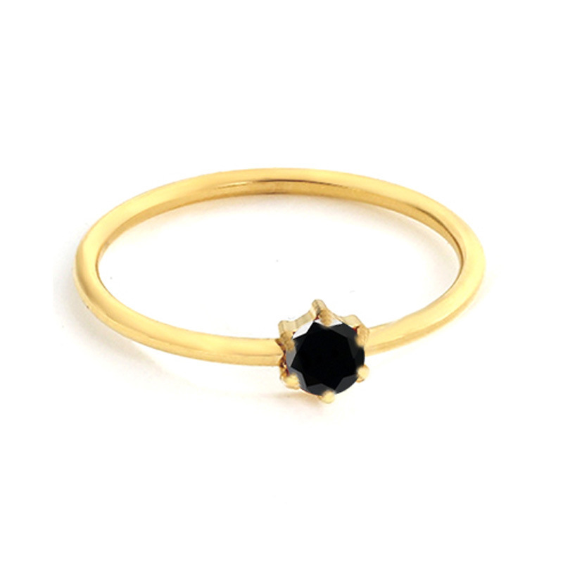 R0009 six griffes rond/noir