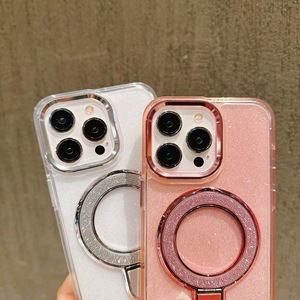 Funda Honatop para Celulares, Fundas, <span class=keywords><strong>Forros</strong></span>, Estuches Magnéticos con Brillantina para <span class=keywords><strong>iPhone</strong></span> 16 <span class=keywords><strong>Pro</strong></span> Max Plus 15 <span class=keywords><strong>14</strong></span> 13 12 <span class=keywords><strong>Pro</strong></span> - Product Image 4