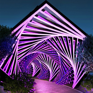 Đèn Led Ngoài Trời Chiếu Sáng Đường Hầm Thời Gian Đèn Họa Tiết 3d Vòm Kim Loại Điểm Ngắm Cảnh Trung Tâm Mua Sắm Đường Phố - Product Image 2