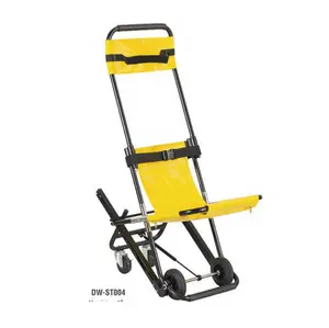 DW-ST004 çin üretici ayarlanabilir katlanır tekerlekli merdiven tekerlekli sandalye sedye