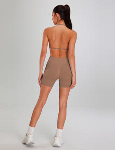 Logotipo personalizado 2025 Yoga Set Halter Backless Bra 4 Way Elástico Leggings Ropa deportiva Trajes Naked Feelings Ropa cómoda - Product Image 4