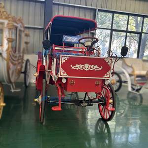 Charrette à chevaux antique, élégante, électrique, résistante à l'usure, à vendre - Product Image 5