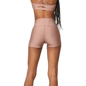 Shorts de Yoga Ecológicos de Cintura Alta Premium al por Mayor Personalizados OEM, Leggings Casuales Antiarrugas para Gimnasio para Mujer - Product Image 6