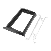 Kit de façade d'autoradio 2 DIN 9 pouces pour VW Volkswagen Polo 2011-2016, compatible grand écran, avec cadre de garniture de tableau de bord