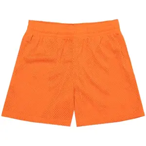 Shorts de poliéster para corrida esportiva de verão, shorts lisos personalizados para homens de basquete e academia, malha em branco