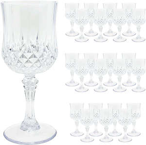 Verres <span class=keywords><strong>à</strong></span> <span class=keywords><strong>Vin</strong></span> en <span class=keywords><strong>Plastique</strong></span> Vintage, Verres <span class=keywords><strong>à</strong></span> Boire Incassables, Verrerie de Mariage, Gobelets <span class=keywords><strong>à</strong></span> Eau Style Cristal et Flûtes <span class=keywords><strong>à</strong></span> Champagne Vintage - Product Image 4