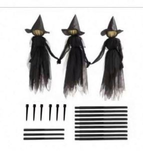 Halloween Scaring <b>Witch</b> Ghost Props Gauze Ghost Horror Hanging <b>Decorations</b> Halloween <b>Decorations</b> - Product Image 2