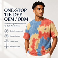 Fabricant de T-shirts Tie-Dye Multicolores à Marque Blanche – 100% Coton, OEM, ODM, Vente en Gros pour Marques de Vêtements