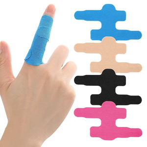 Fita Cinesiológica Esportiva Pré-Cortada Elástica para Polegar e Dedos, com Design de Dois Dedos, Suporte Fixo para Tornozelo e Antiatrito - Product Image 5