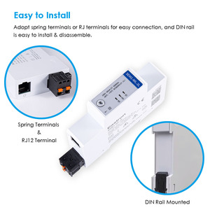 Compteur électrique intelligent Eastron SEM1-WL-2L à <span class=keywords><strong>deux</strong></span> charges, classe 1, rail DIN, vente en gros d'usine, connexion CT 40 mA, compteur <span class=keywords><strong>de</strong></span> puissance sans fil - Product Image 3
