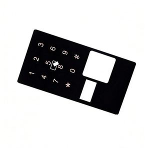 Custom White Acrylic Security <b>Alarm</b> Keypad Panel With Display <b>Window</b> And Numeric Buttons - Product Image 3