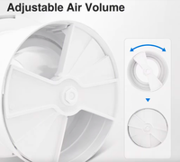 Diffuseur d'air sphérique en ABS à bec réglable au design moderne pour systèmes CVC, diffuseur mural en plastique pour climatisation