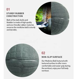 Nouvelle balle de <span class=keywords><strong>slam</strong></span> en caoutchouc antidérapante de haute qualité 10KG <span class=keywords><strong>20KG</strong></span> 30KG 8LB exercice d'entraînement balle de médecine gymnastique poids mort balle de <span class=keywords><strong>slam</strong></span> - Product Image 4